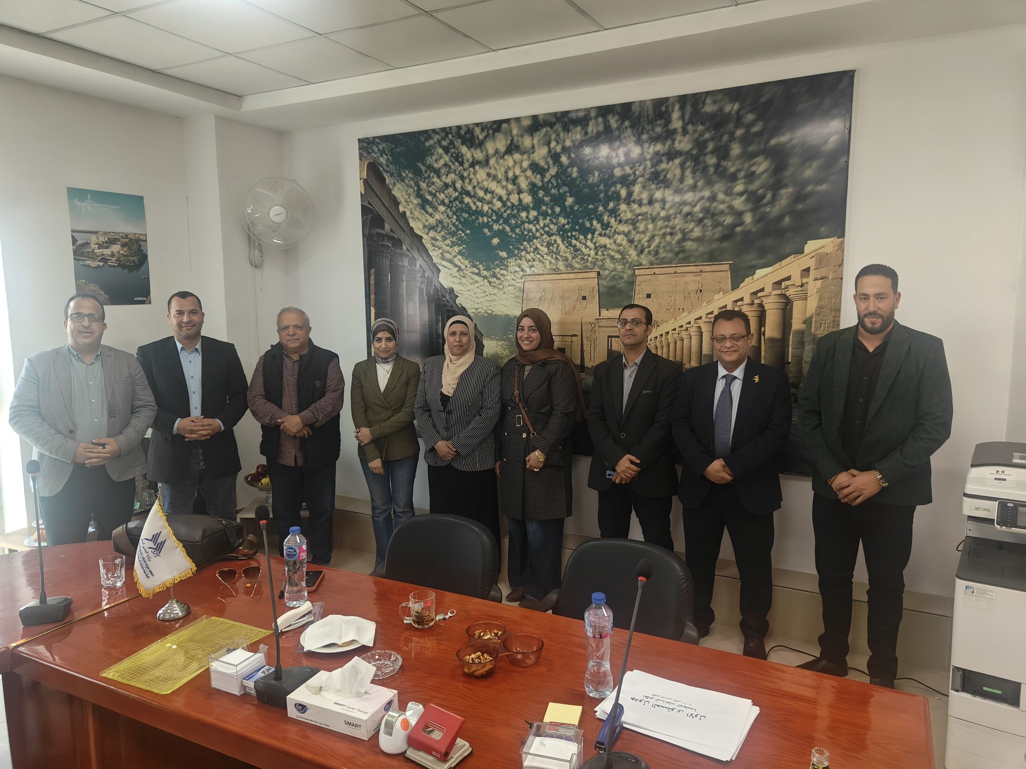 ختام زيارة فريق الجودة