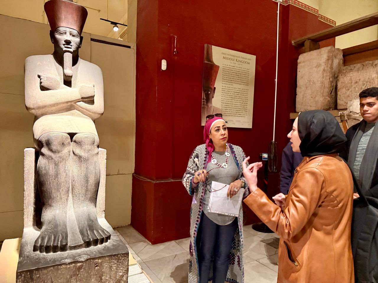 اختتام طلاب دبلوم الإرشاد السياحي بمعهد سيناء العالي للسياحة والفنادق الجانب التطبيقي لامتحانات الفصل الدراسي الأول